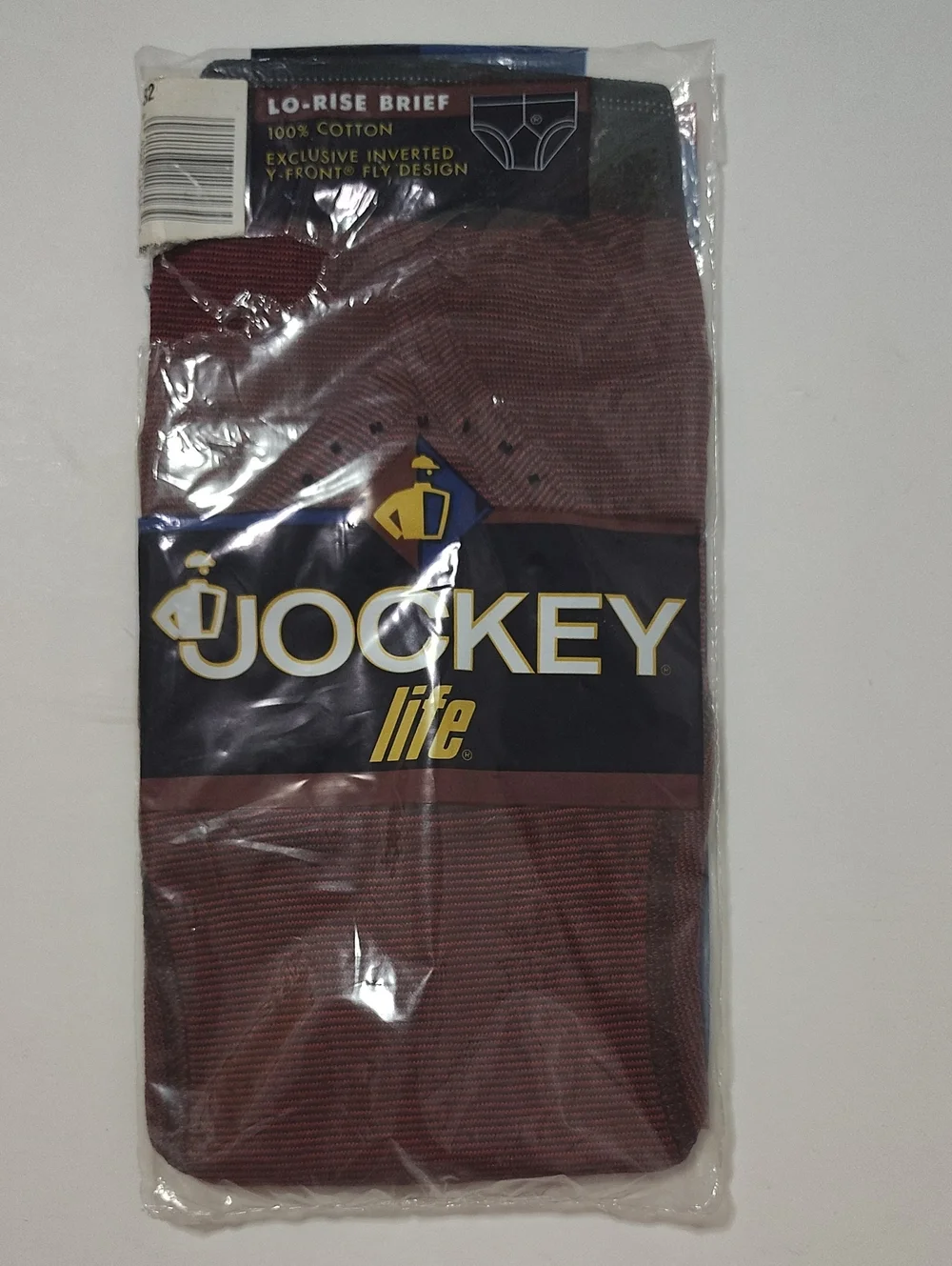 Vintage 1996 Jockey Life Men's Low-Rise Briefs - 1 Pair - Size 32